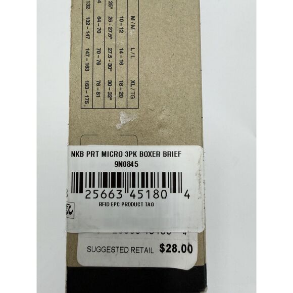 Nike Dri-FIT Essential Micro Boys' Boxer Brief 3 Pack Small MSRP$28 - Picture 3 of 3